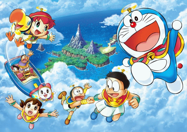 Gambar Animasi Kartun Doraemon Lucu Banget Bisa Bergerak 
