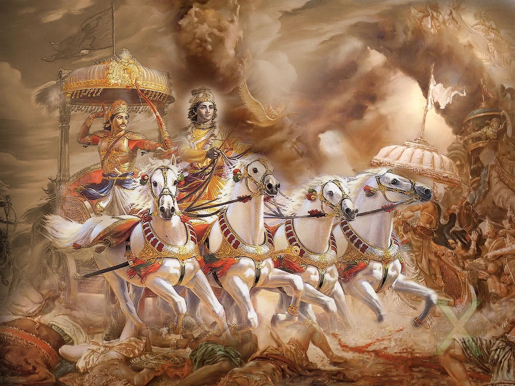 arjuna bhagavad gita krishna mahabharatha scripture wallpapers tweet ...