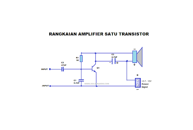 Penguat Audio dengan Satu Transistor