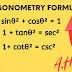 Trigonometry Formulas and Identities