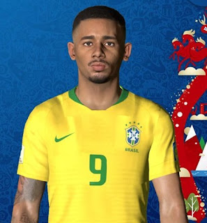 PES 2017 Faces Gabriel Jesus by Ben Hossam FaceMaker.