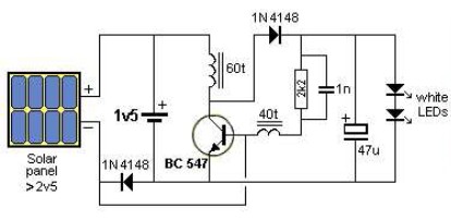 Build a Solar Garden Light Circuit Diagram | Electronic Circuits Diagram