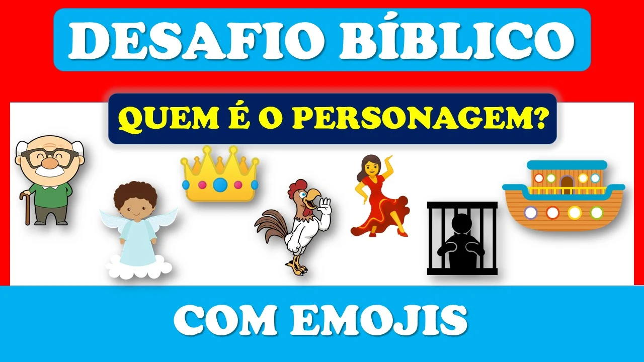 charadas bíblicas com emojis