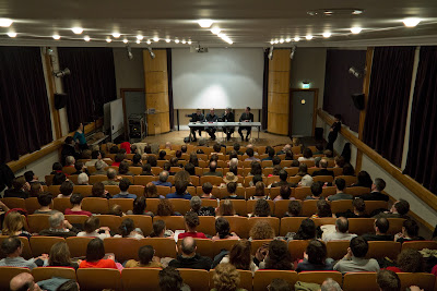 Noi credevamo, avec Mario Martone, Renato Berta, Gilles Pécout et Pierre Musitelli, au ciné-club de l'ENS Ulm