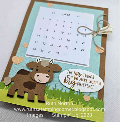 stampin up, cutest cows