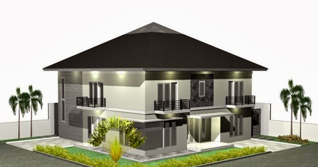 Desain Rumah Berbentuk Kotak Download 49K