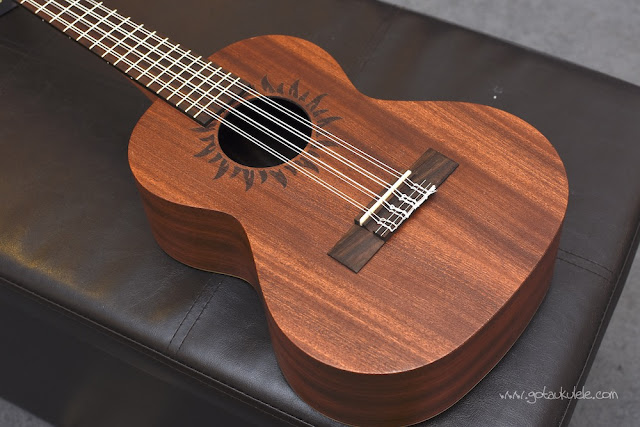 Baton Rouge V2T8 Sun 8 String Tenor ukulele body