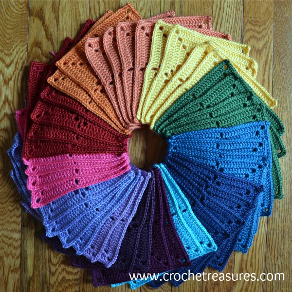 free crochet pattern, Victorian Lattice Square