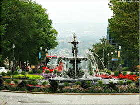 Fuente de Tourny en la Ciudad de Quebec