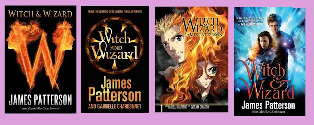 portadas de la novela de fantasía distópica infantil Witch and wizard, de James Paerson y Gabrielle Charbonnet