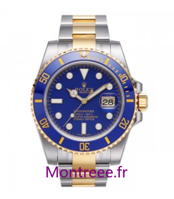 Réplique Rolex Submariner 116613LB-97203 Cadran Bleu Hommes 116613LB-97203b Montre