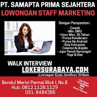 Walk In Interview di PT. Samapta Prima Sejahtera Surabaya September 2020