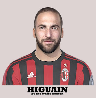 PES 2019 Faces Gonzalo Higuain by The White Demon