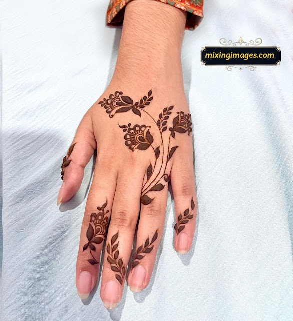 Simple Mehndi Designs For Rakhi