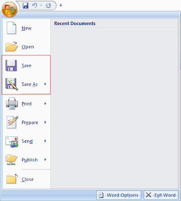 Cara Menyimpan Dokumen pada Microsoft Word