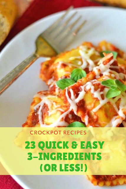 23 Quick & Easy 3-Ingredients (or Less!) Crockpot Recipes
