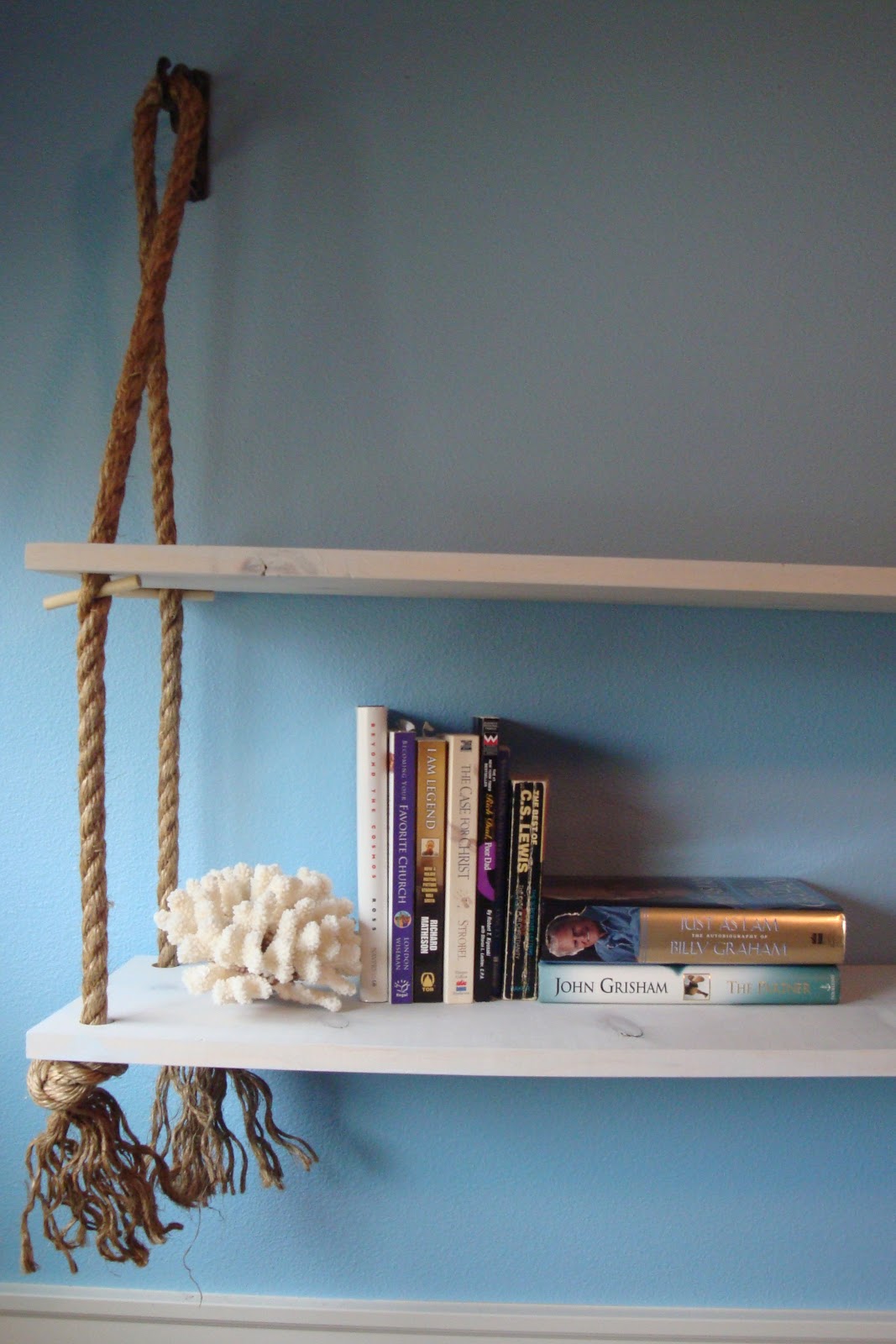 DIY Rope Shelf - DIY Show Off ™ - DIY Decorating and Home 