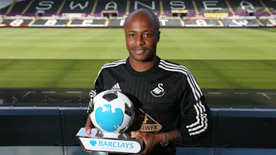 Ghana's Ayew named EPL player of the month