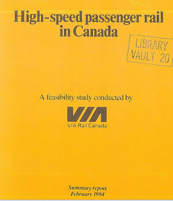 high-speed passenger rail in Canada