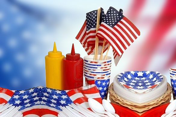 Fourth Of July Gift Baskets - American Independence Day (July 4th) Party Celebration Ideas 