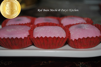 PATYSKITCHEN: RED BEAN MOCHI / MOCHI KACANG MERAH