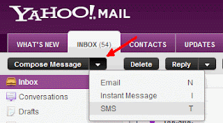 sms gratis dengan yahoo mail