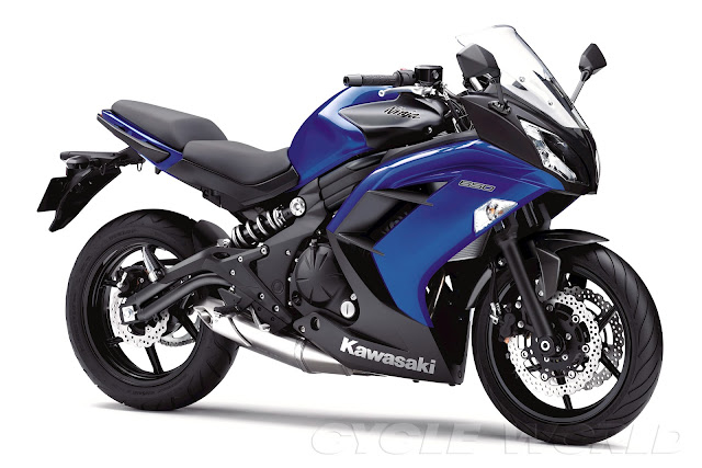 Gambar Kawasaki Ninja 650 Biru