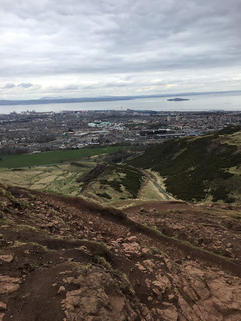 view from Arthurs Seat Edinburgh Scotland