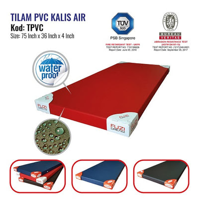 Tilam Kalis Air, Tilam PVC, Waterproof Mattress, Masalah Anak Kencing Malam, Tilam Hospital