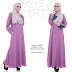 Jubah Plain Hanna Purple Violet (DH0305)