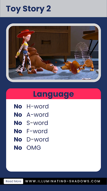 Toy Story 2 - Language - Picture of Jessie, Bullzeye, and Slinky Dog being mad
