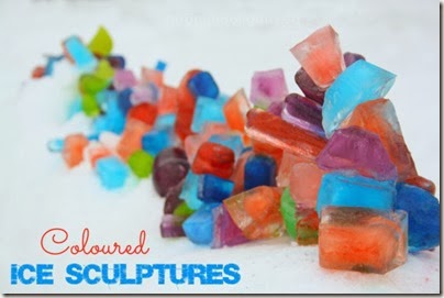Colored Ice Sculptures from Happy Hooligans