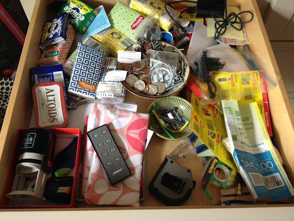 organizing the junk drawer