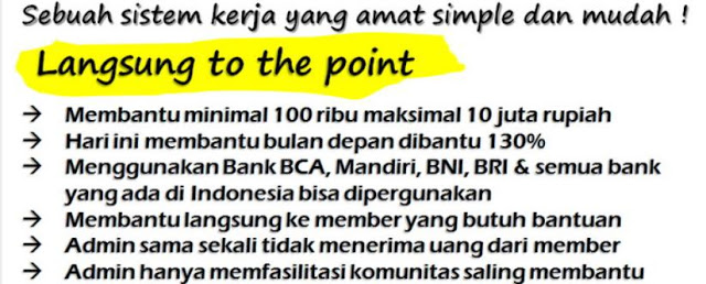 sistem kerja yang simple dam mudah