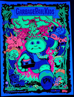SDCC 2022 Exclusive Atomic Toybox Garbage Pail Kids Blacklight Posters 003