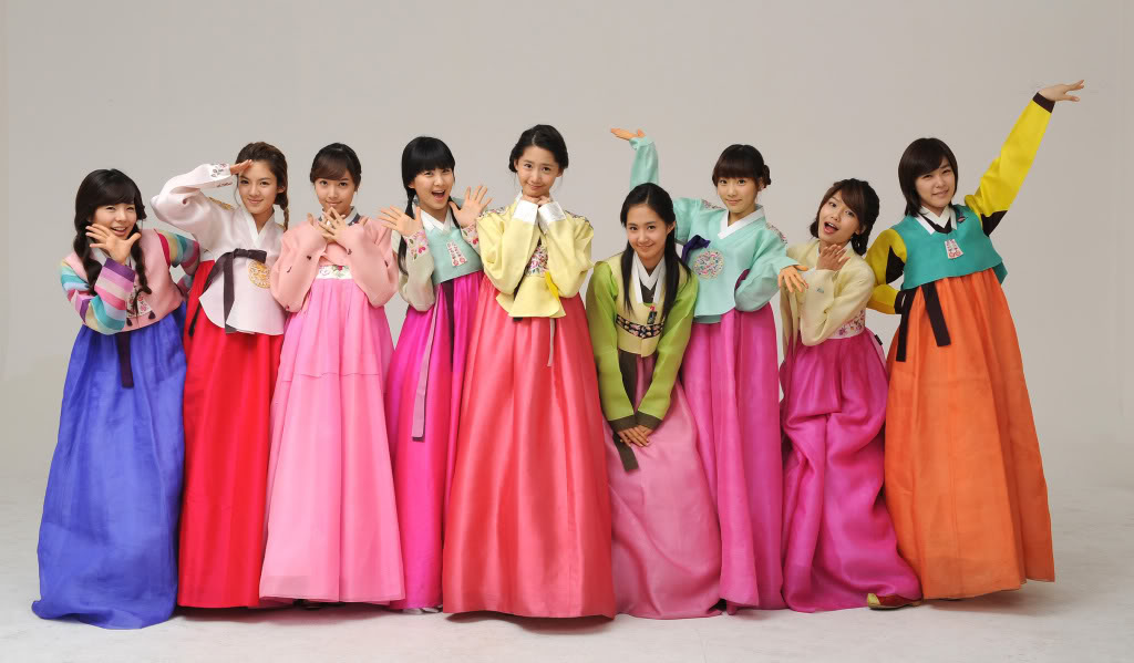 Hanbok Pakaian  Tradisional  Korea  Selatan yang Terlihat 