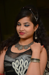 Shrisha Dasari in Sleeveless Short Black Dress At Follow Follow U Audio Launch 069.JPG