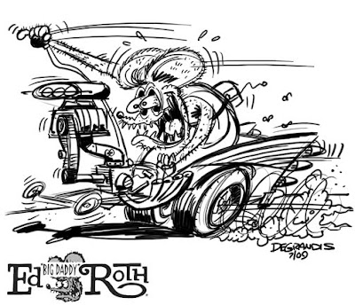 Hey Rat Fink Gang A quick drawing I did earlier this year