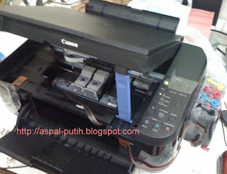 cara mematikan fungsi low ink warning canon