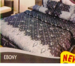 sprei cassamia motif ebony