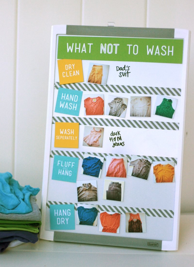 Laundry Care Chart - Infarrantly Creative