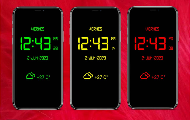 ➤ SMART CLOCK: Personaliza tu celular con un reloj gigante y lleva el tiempo contigo