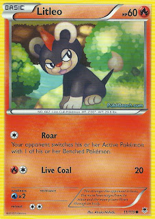 Litleo Phantom Forces Pokemon Card