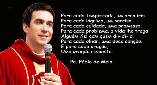 Imagens de frases de amor de padre fabio de melo