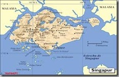 Singapur Mapa Singapur Mapa