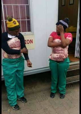  Two Female Nigerians Working  With A Meat Processing Factory In United Kingdom Caught While Trying To Escape With Stolen Meat  