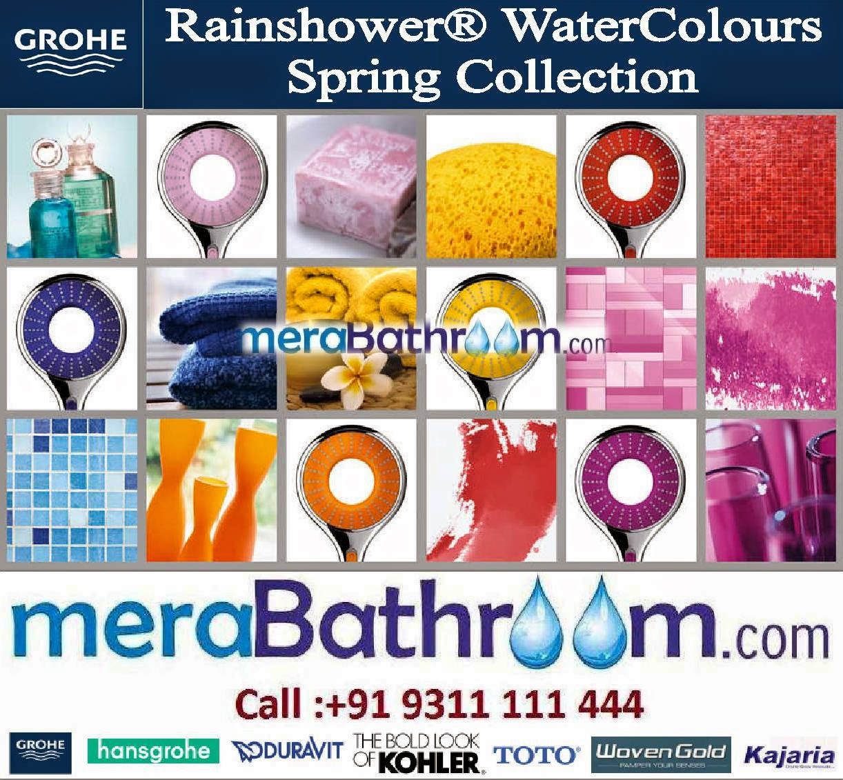  Rainshower® WaterColours Spring Collection- Grohe