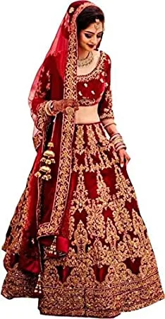 Vetrokart Women's Silk Lehenga Choli