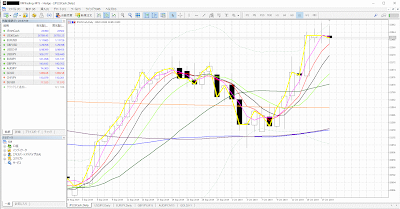 メタトレーダー画面(JP225cash)