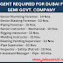  URGENT  REQUIRED FOR DUBAI FOR SEMI GOVT. COMPANY
